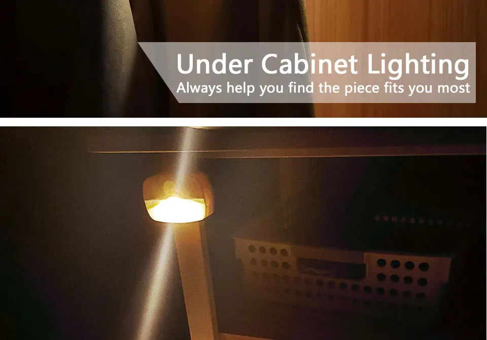 LED Motion Sensor Night Light – Smart Auto ON/OFF Cabinet Lamp