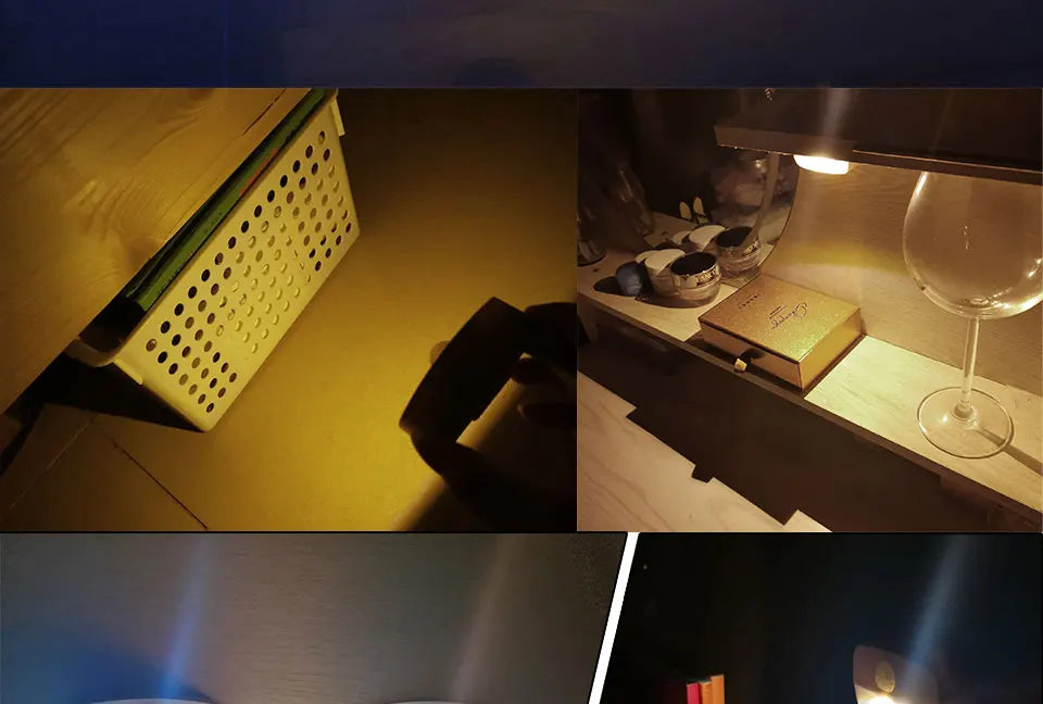 LED Motion Sensor Night Light – Smart Auto ON/OFF Cabinet Lamp