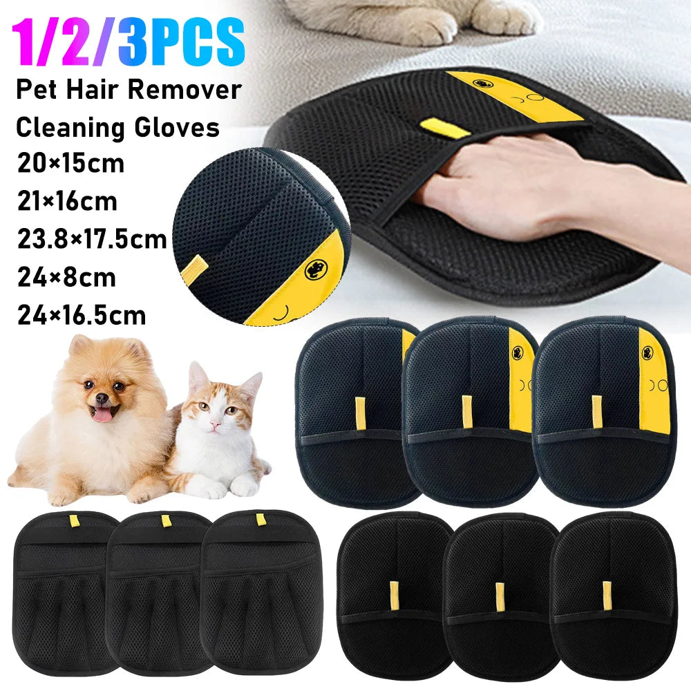 Pet Hair Remover Grooming Glove – Deshedding & Massage Brush