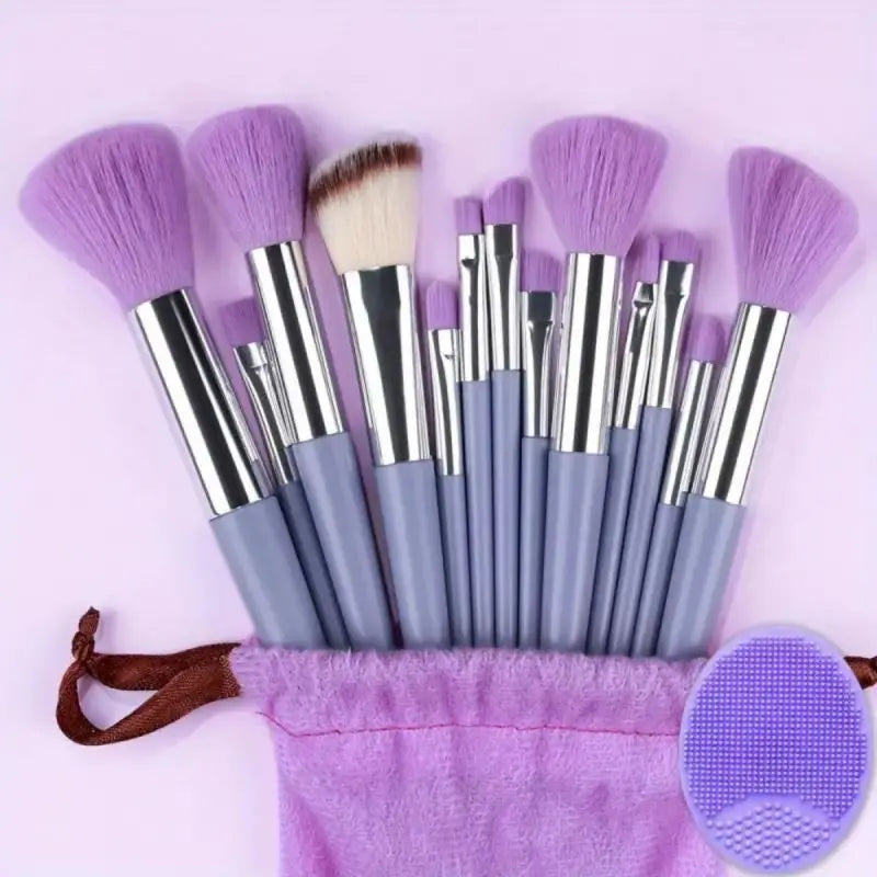 Soft Fluffy Makeup Brush Set – Professional Foundation, Powder & Eyeshadow Beauty Tools