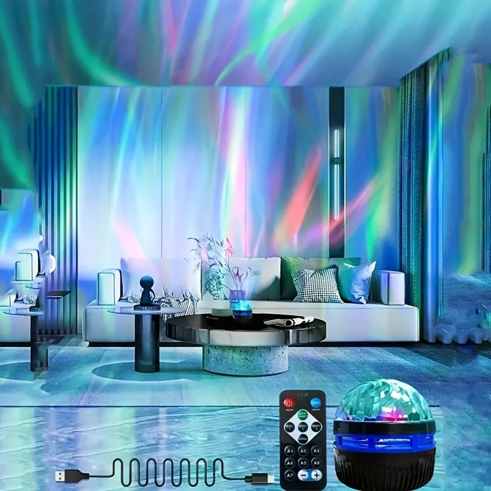 LED Starry Night Sky Aurora Galaxy Projector Light with Remote Control