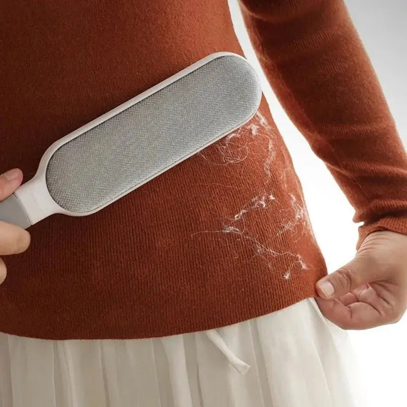 Double-Sided Pet Hair Remover – Reusable Lint Brush for Sofa & Clothes