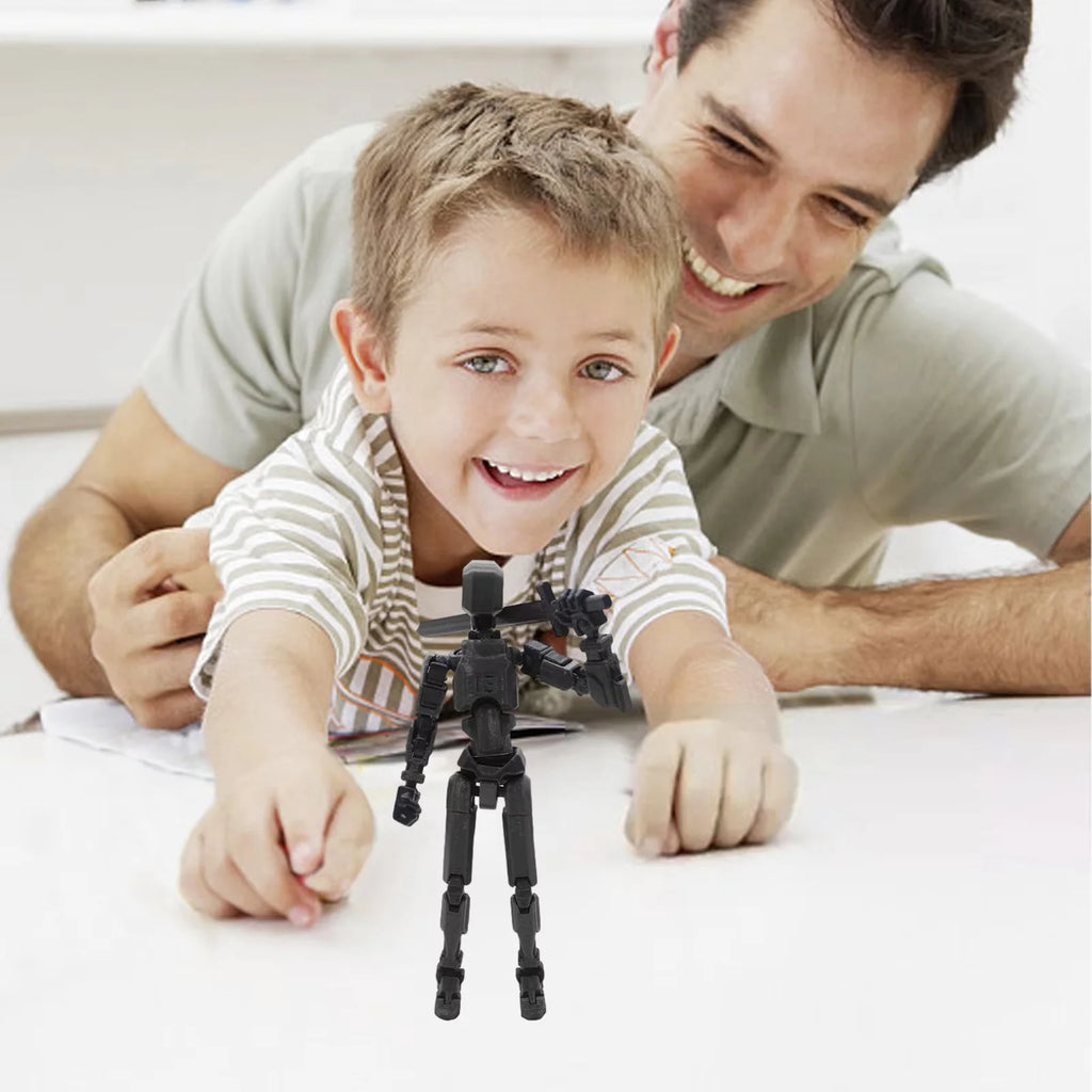 13-Joint Articulated Dummy Action Figure – DIY Movable Stop Motion Animation Model Toy
