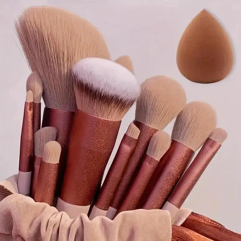 Soft Fluffy Makeup Brush Set – Professional Foundation, Powder & Eyeshadow Beauty Tools