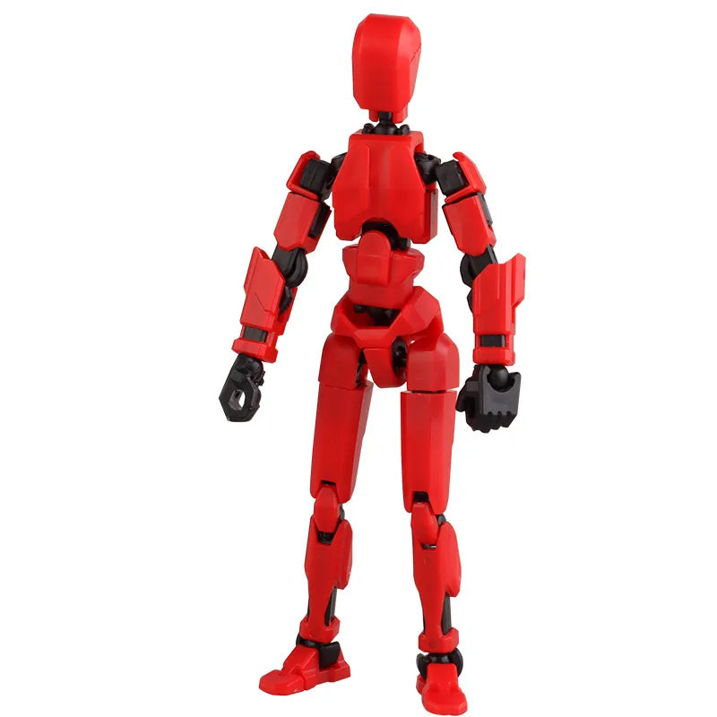 Multi-Jointed Movable Shapeshift Robot Figure – 3D Printed Articulated Dummy Toy