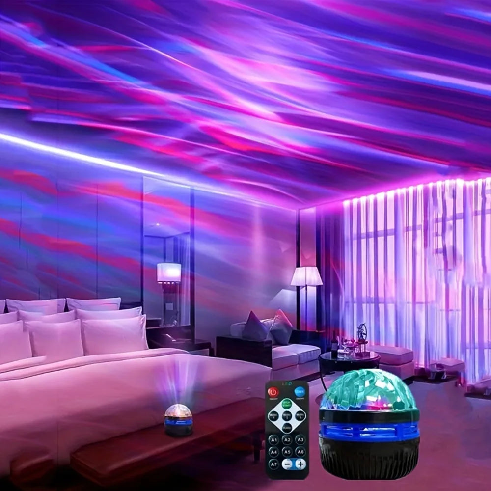 LED Northern Lights Star Projector with Remote