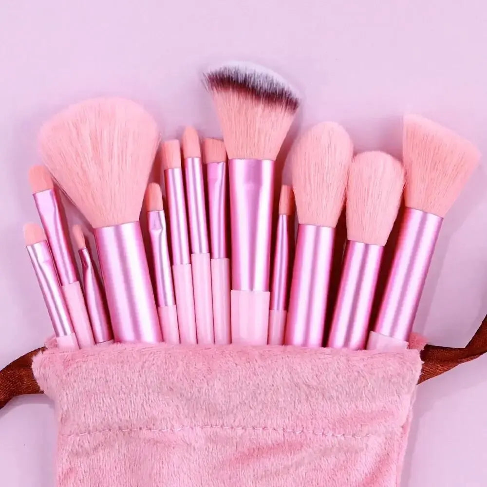 Soft Fluffy Makeup Brush Set – Professional Foundation, Powder & Eyeshadow Beauty Tools