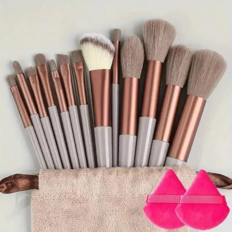 Soft Fluffy Makeup Brush Set – Professional Foundation, Powder & Eyeshadow Beauty Tools