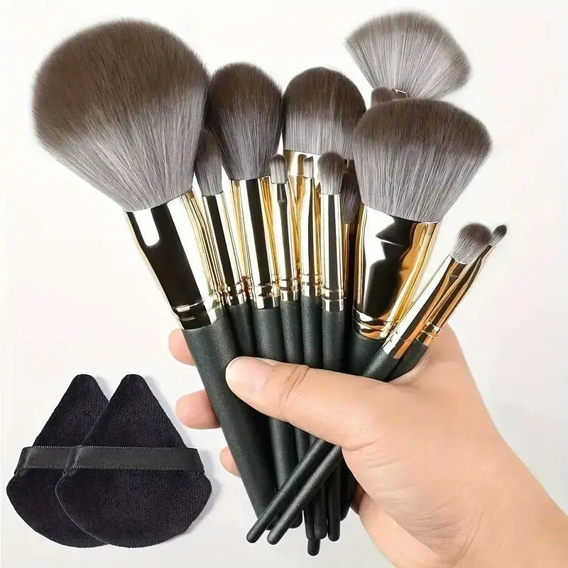 Soft Fluffy Makeup Brush Set – Professional Foundation, Powder & Eyeshadow Beauty Tools