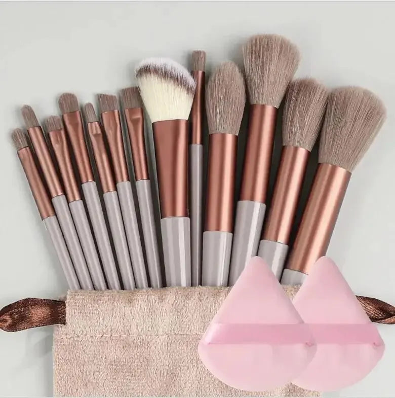 Soft Fluffy Makeup Brush Set – Professional Foundation, Powder & Eyeshadow Beauty Tools