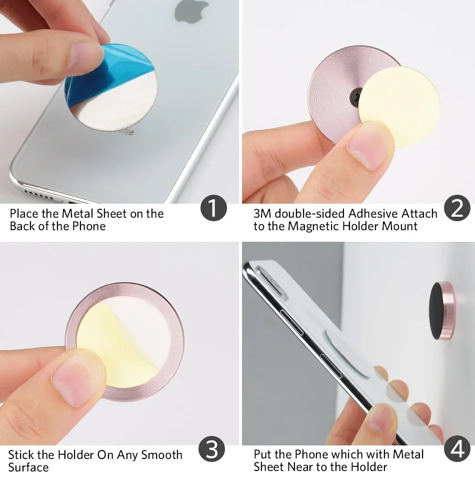 Magnetic Car Phone Holder – Universal Dashboard Phone Mount