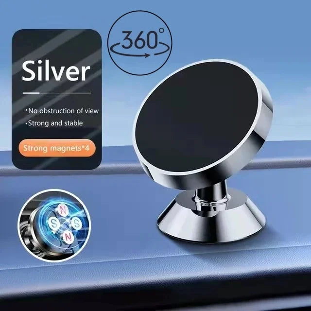 Magnetic Car Phone Holder – Universal Dashboard Phone Mount
