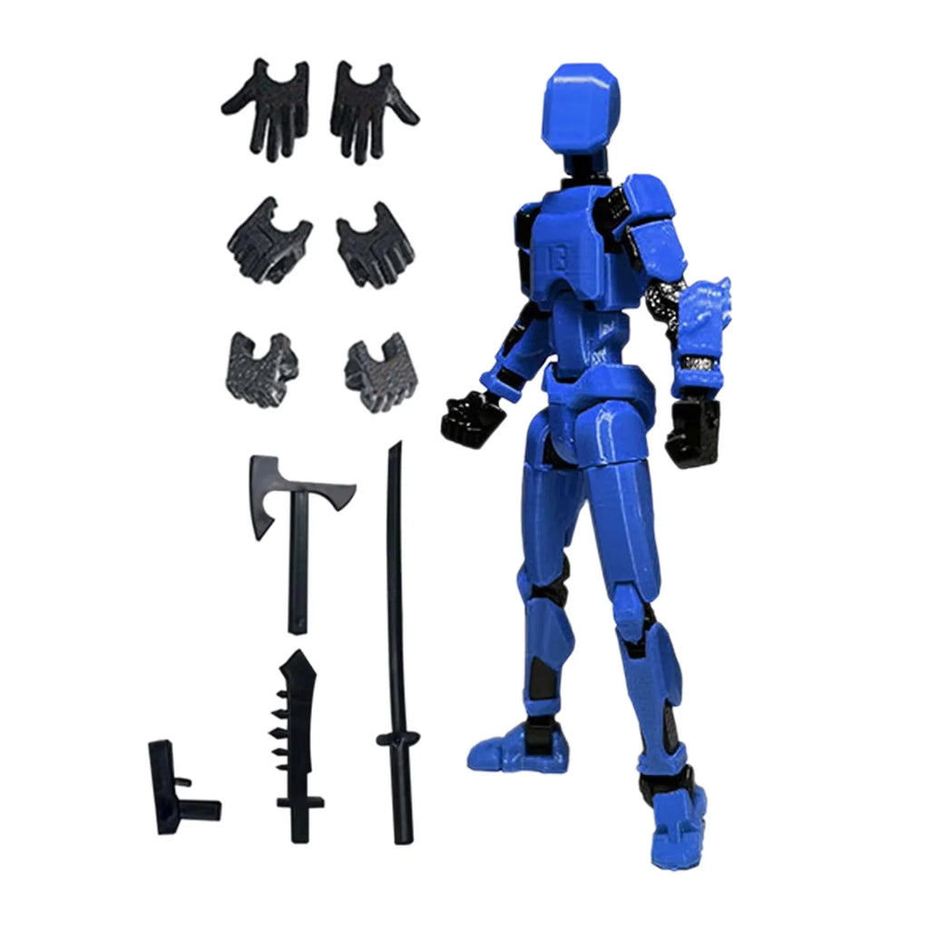 13-Joint Articulated Dummy Action Figure – DIY Movable Stop Motion Animation Model Toy