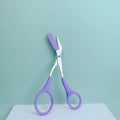 Stainless Steel Eyebrow Razor Scissor Trimmer for Beginners