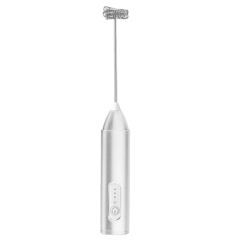 Electric Milk Frother & Egg Beater – USB Rechargeable Handheld Whisk