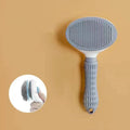 Pet Grooming Comb - Stainless Steel Brush for Dogs & Cats | Detangles Long Hair & Removes Loose Fur