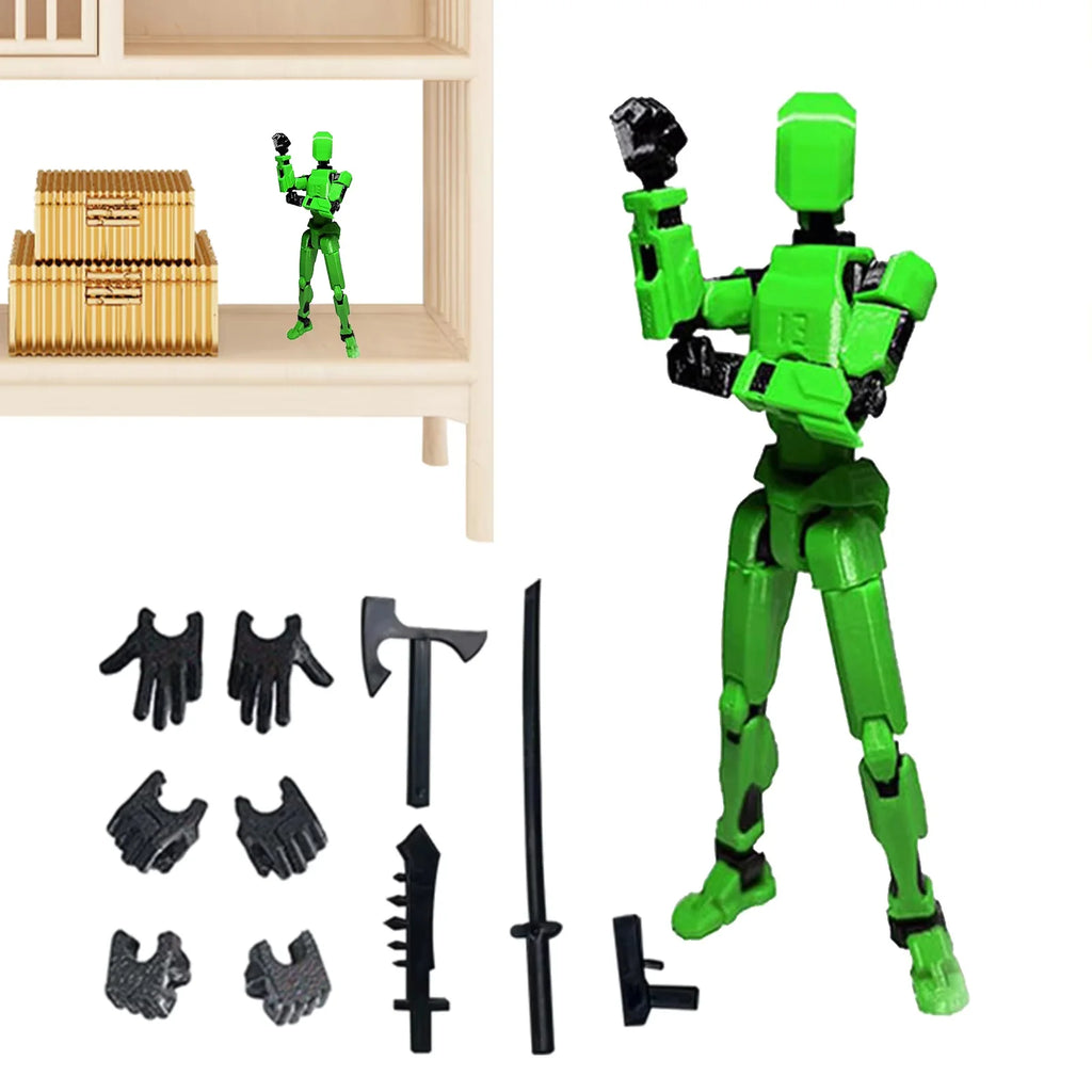 13-Joint Articulated Dummy Action Figure – DIY Movable Stop Motion Animation Model Toy