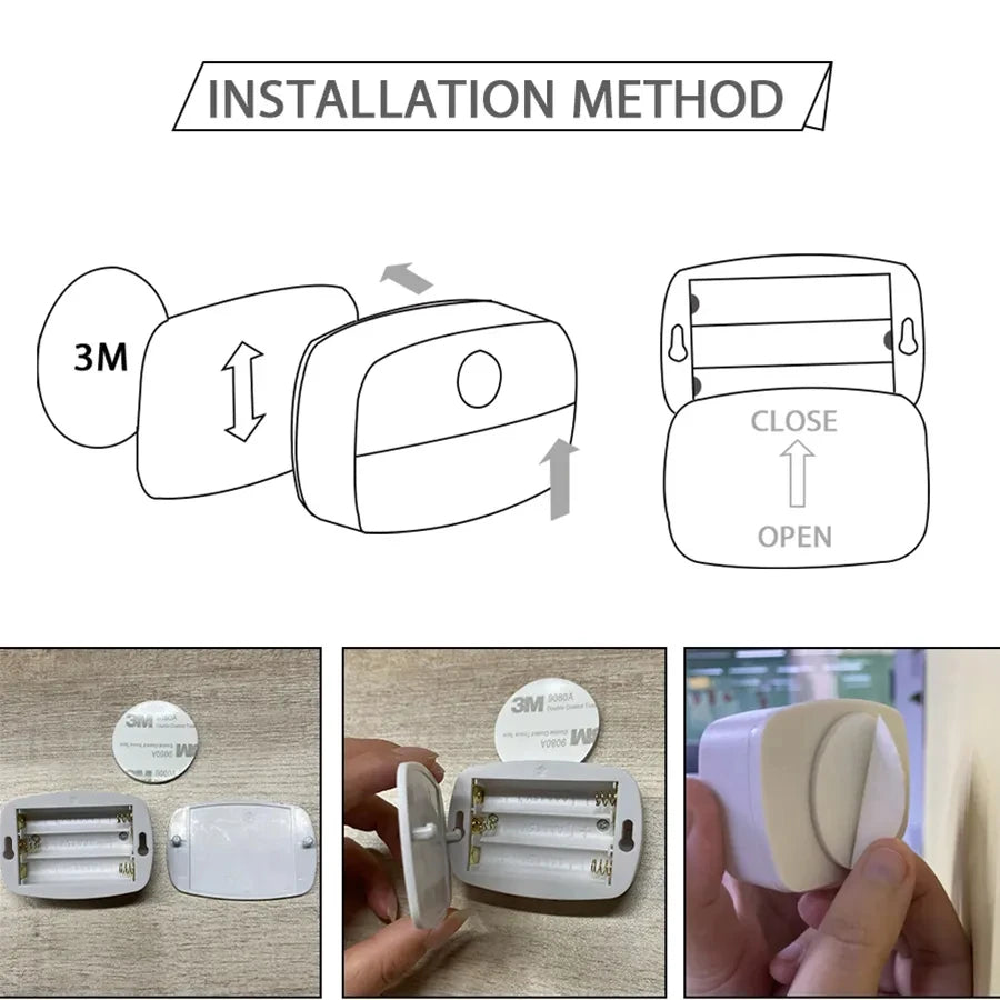 LED Motion Sensor Night Light – Smart Auto ON/OFF Cabinet Lamp
