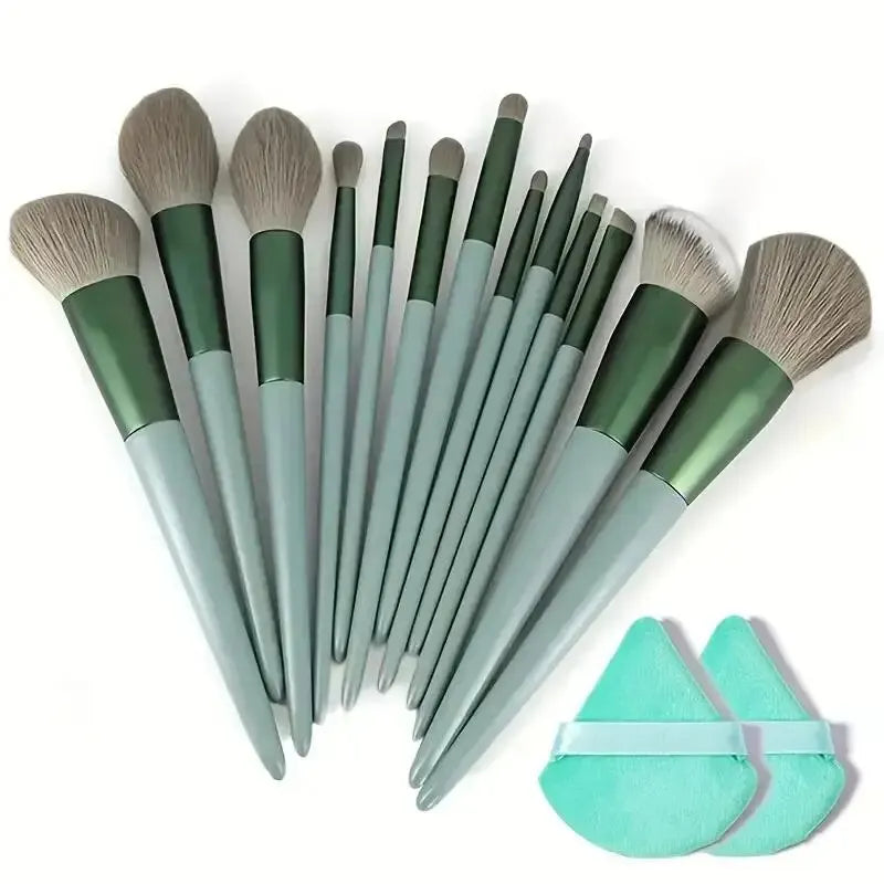 Soft Fluffy Makeup Brush Set – Professional Foundation, Powder & Eyeshadow Beauty Tools