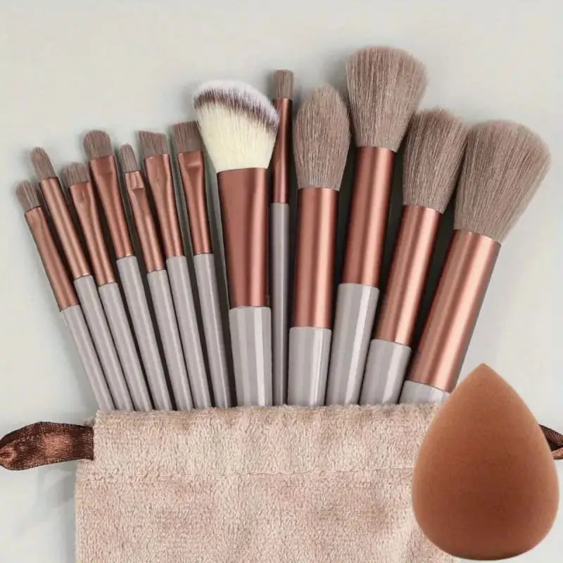 Soft Fluffy Makeup Brush Set – Professional Foundation, Powder & Eyeshadow Beauty Tools