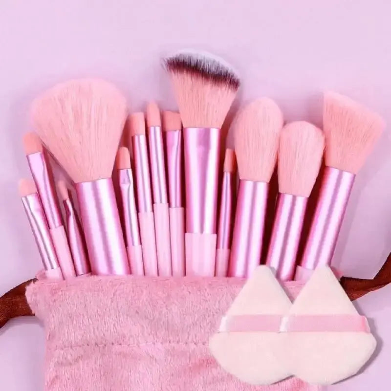 Soft Fluffy Makeup Brush Set – Professional Foundation, Powder & Eyeshadow Beauty Tools