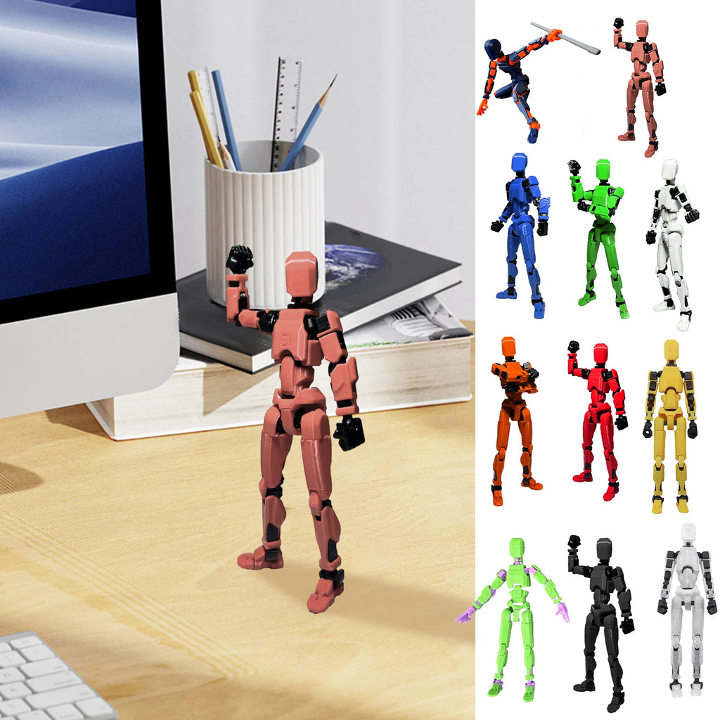 13-Joint Articulated Dummy Action Figure – DIY Movable Stop Motion Animation Model Toy