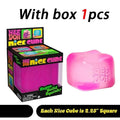 NeeDoh Nice Ice Squish Toy - Super Solid Cube Sensory Fidget Toy