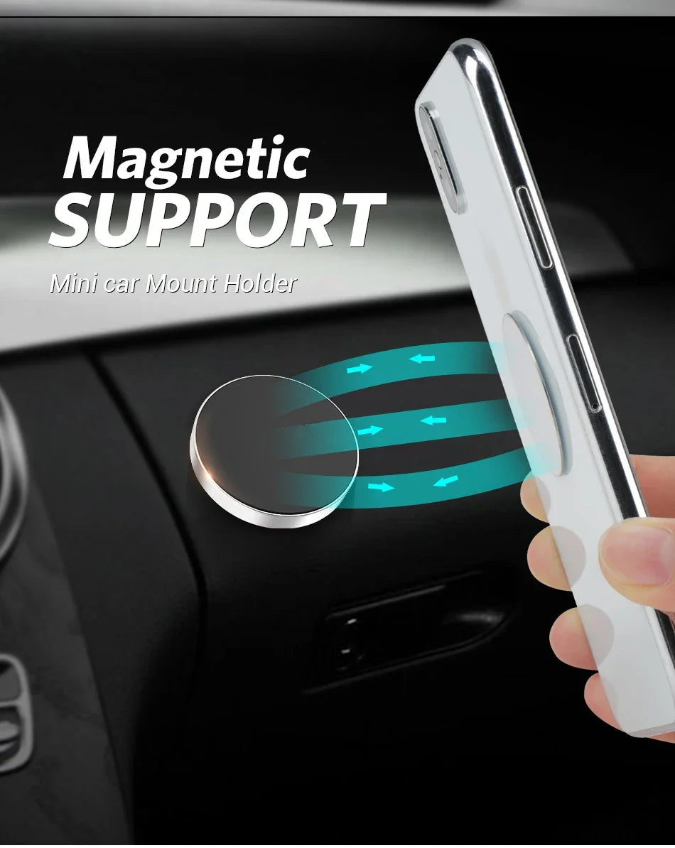 Magnetic Car Phone Holder – Universal Dashboard Phone Mount