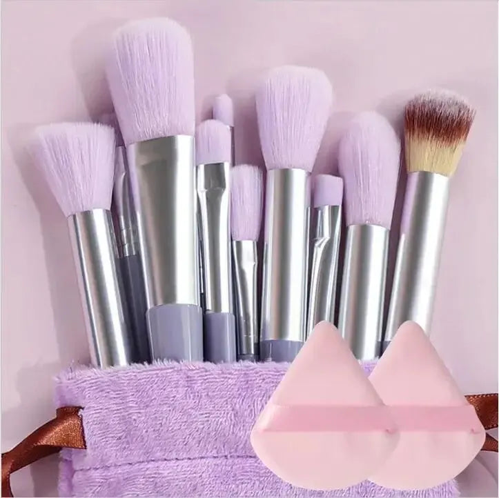Soft Fluffy Makeup Brush Set – Professional Foundation, Powder & Eyeshadow Beauty Tools