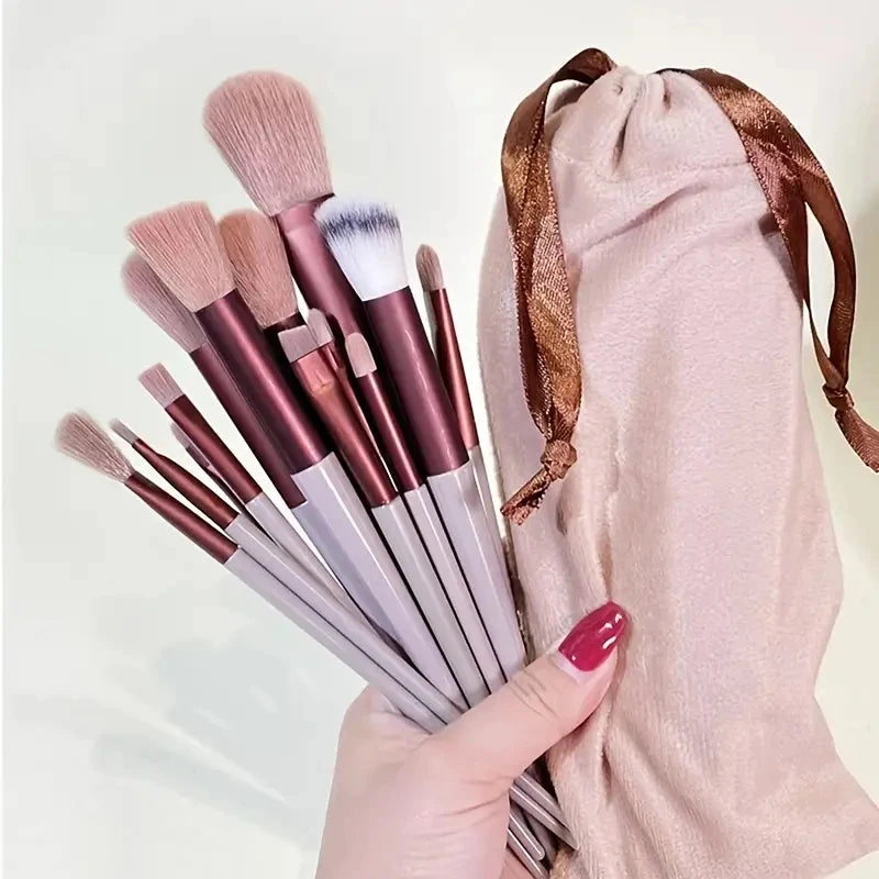 Soft Fluffy Makeup Brush Set – Professional Foundation, Powder & Eyeshadow Beauty Tools