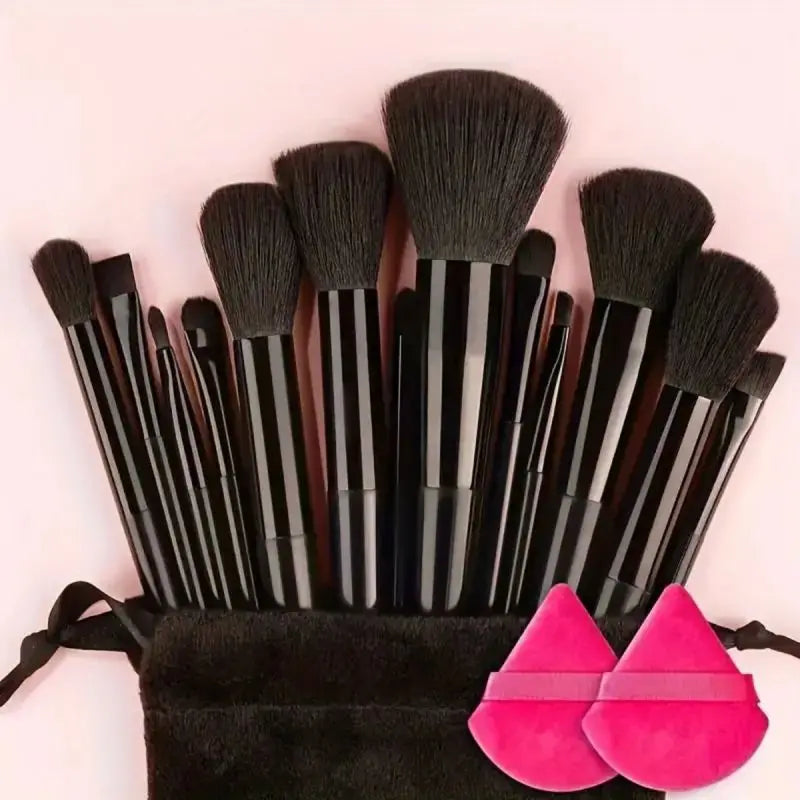 Soft Fluffy Makeup Brush Set – Professional Foundation, Powder & Eyeshadow Beauty Tools