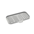 Silicone Sink Tray With Drain | Soap Sponge Storage Holder | Countertop Scrubber Brush Storage Rack | Kitchen Organizer