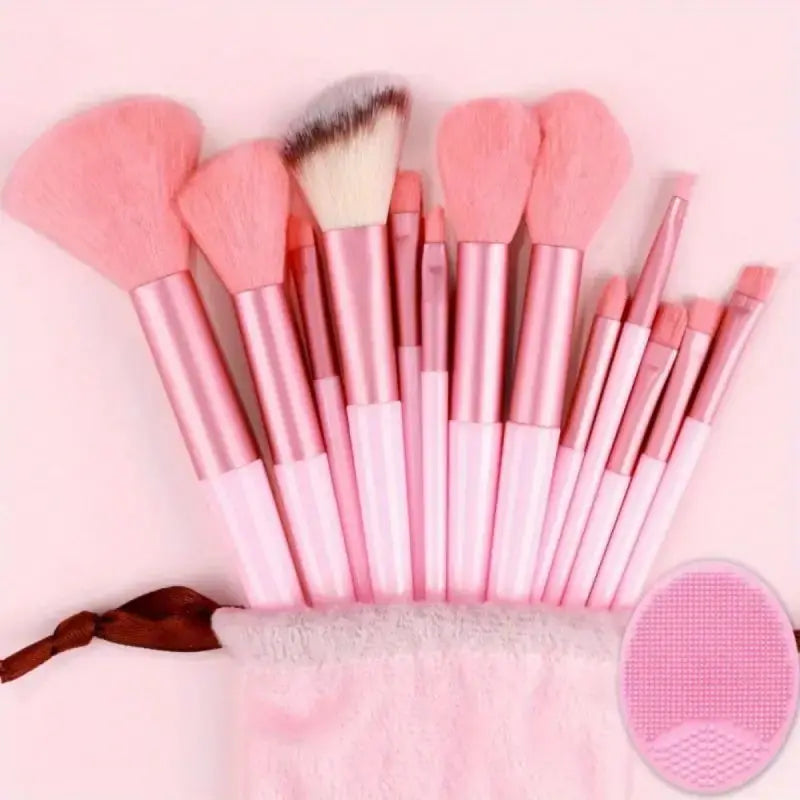Soft Fluffy Makeup Brush Set – Professional Foundation, Powder & Eyeshadow Beauty Tools