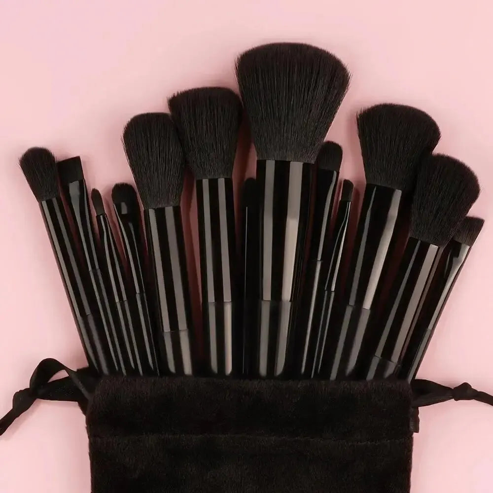 Soft Fluffy Makeup Brush Set – Professional Foundation, Powder & Eyeshadow Beauty Tools