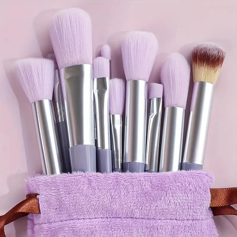 Soft Fluffy Makeup Brush Set – Professional Foundation, Powder & Eyeshadow Beauty Tools
