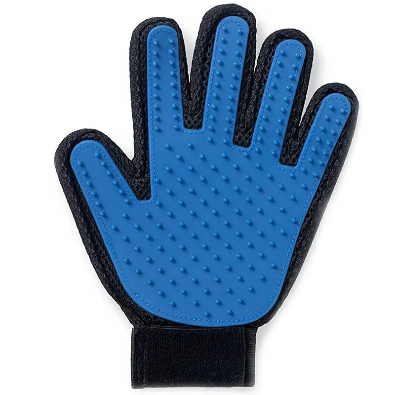Silicone Pet Grooming Glove – Bathing Brush & Hair Removal Tool