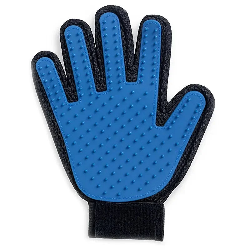 Silicone Pet Grooming Glove – Bathing Brush & Hair Removal Tool
