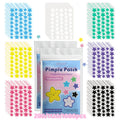 Seven-Color Star Pimple Patch Set – Invisible Hydrocolloid Acne Dots for Gentle Skincare