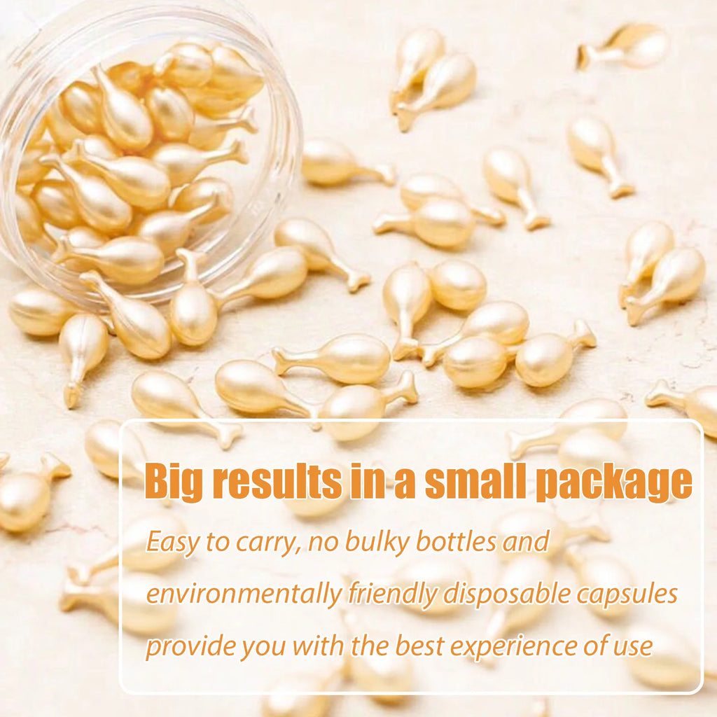 50-Piece Collagen Face Serum Capsules – Hyaluronic Acid Essence for Firming & Hydrating Skin Care
