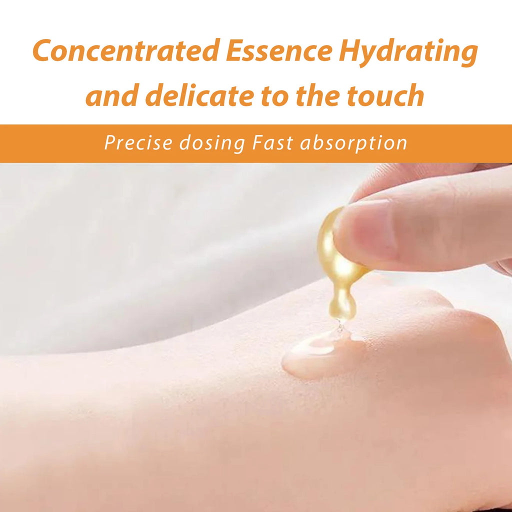 50-Piece Collagen Face Serum Capsules – Hyaluronic Acid Essence for Firming & Hydrating Skin Care