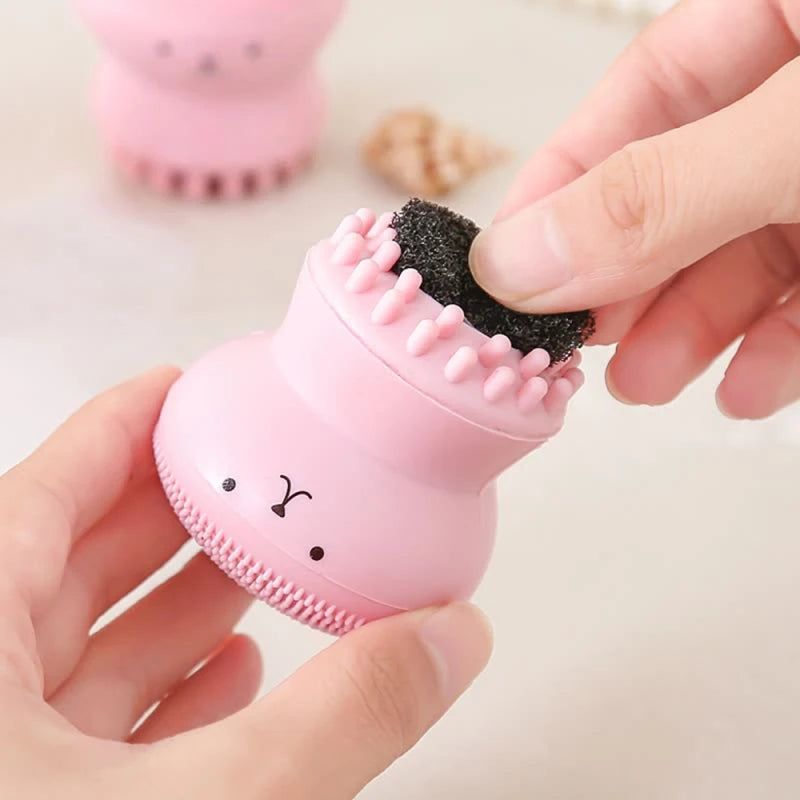 Silicone Face Cleansing Brush – Deep Pore Facial Cleaning Tool