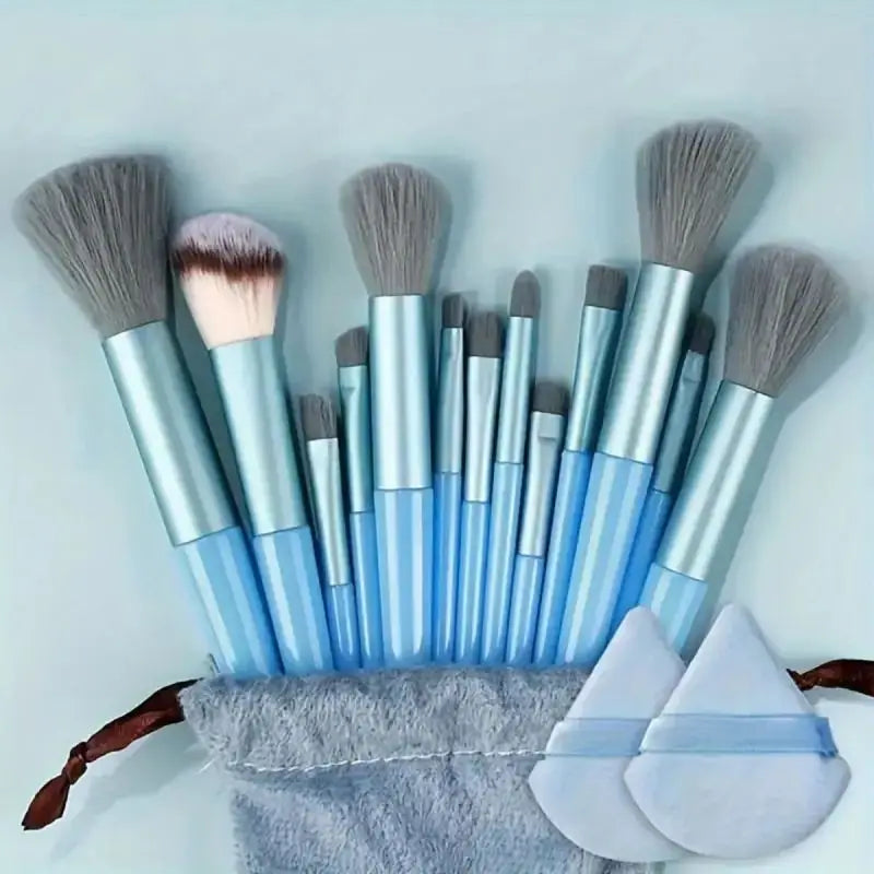 Soft Fluffy Makeup Brush Set – Professional Foundation, Powder & Eyeshadow Beauty Tools