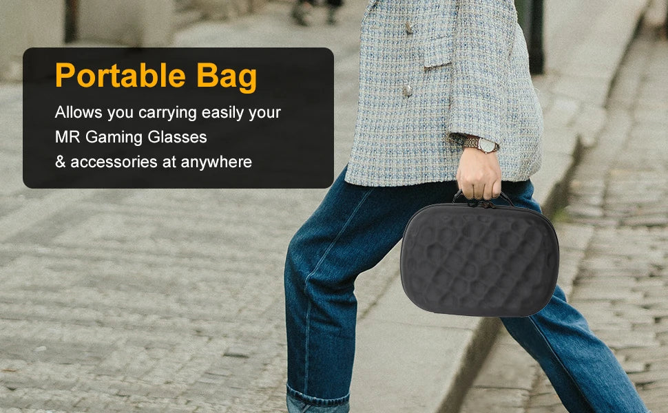 Hard Carrying Case Compatible with Meta Quest 3, Quest 3S and Quest 2 VR Accessories