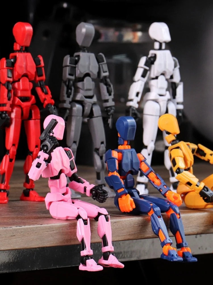 13-Joint Articulated Dummy Action Figure – DIY Movable Stop Motion Animation Model Toy