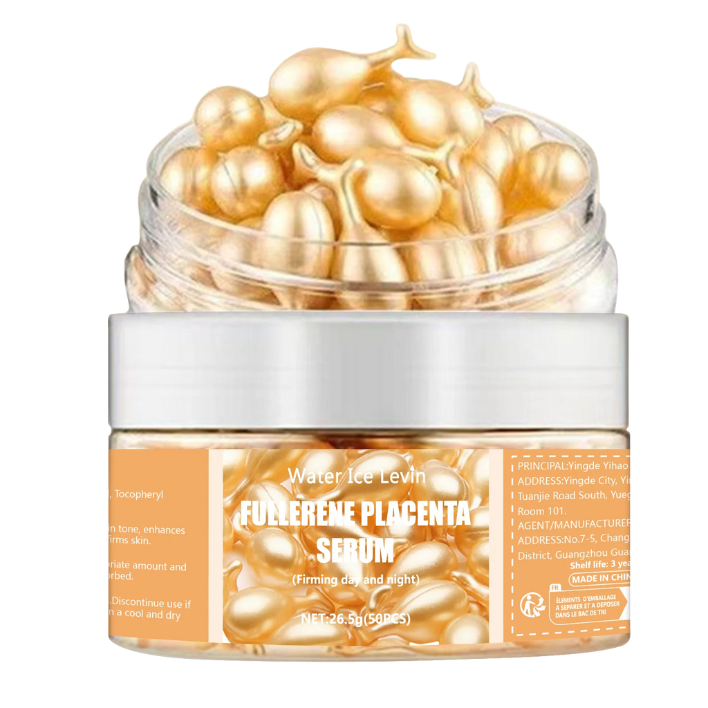 50-Piece Collagen Face Serum Capsules – Hyaluronic Acid Essence for Firming & Hydrating Skin Care