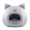 Deep Sleep Comfort Winter Cat Bed | Cozy Cave Nest Indoor | Small Dog House Pet Tent Mat Basket