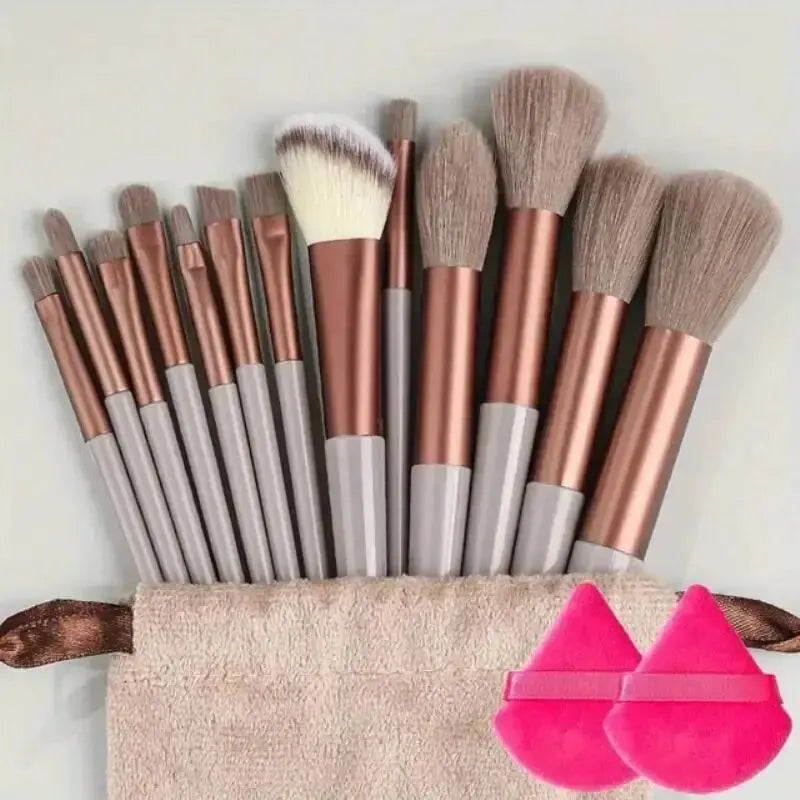Soft Fluffy Makeup Brush Set – Professional Foundation, Powder & Eyeshadow Beauty Tools
