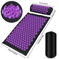 Eco-Linen Acupressure Mat and Pillow Set - Back & Neck Pain Relief